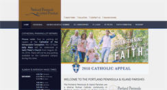 Desktop Screenshot of portlandcatholic.org